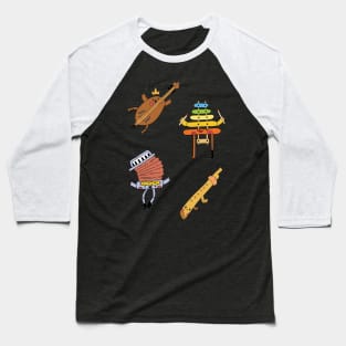 Funny Music Instrument Art, Music Instrument, Baseball T-Shirt